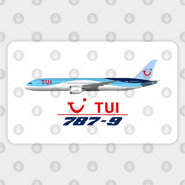 TUI 787-9 Magnet by SteveHClark